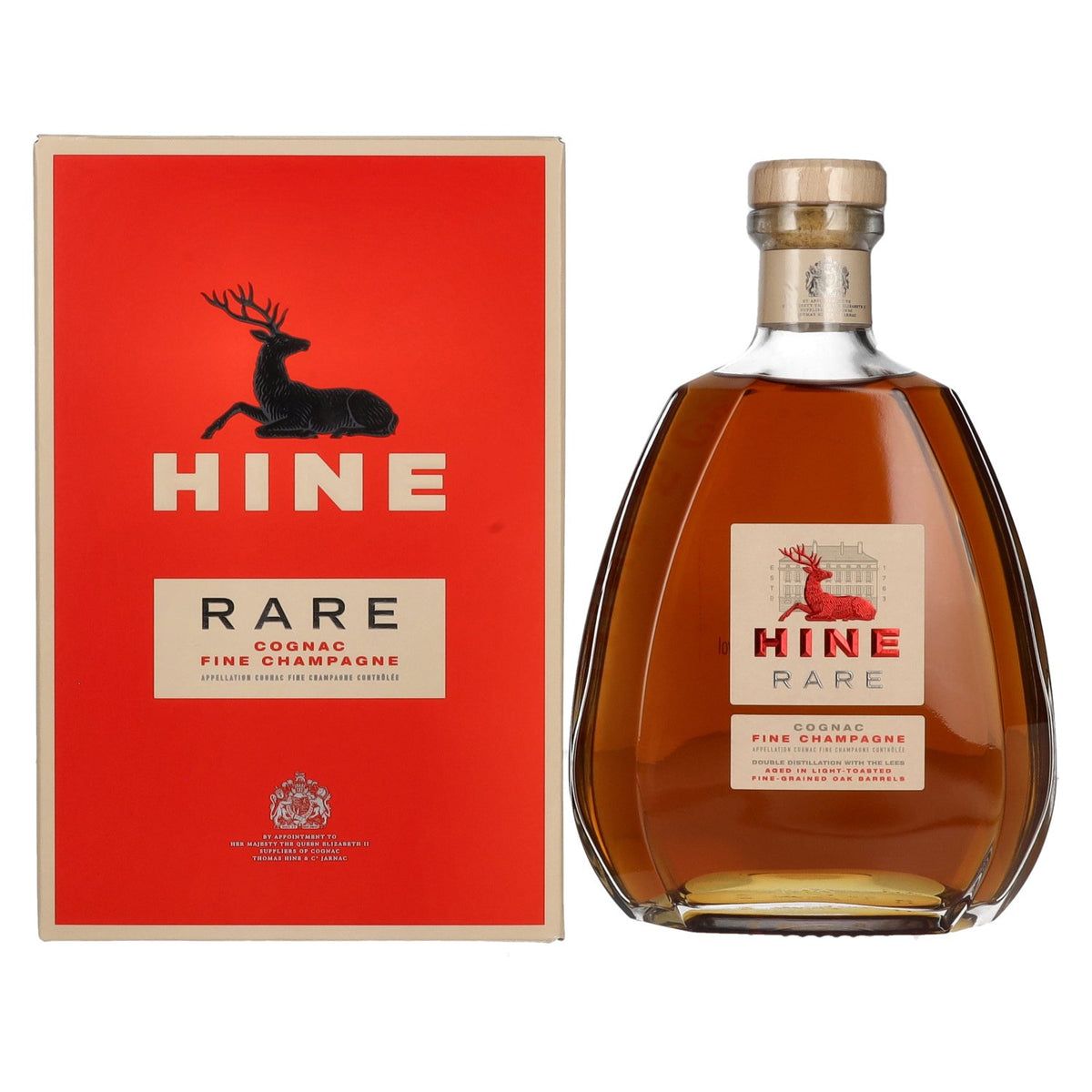 Hine RARE VSOP The Original Fine Champagne Cognac 40% vol. 0.7 l in a gift box