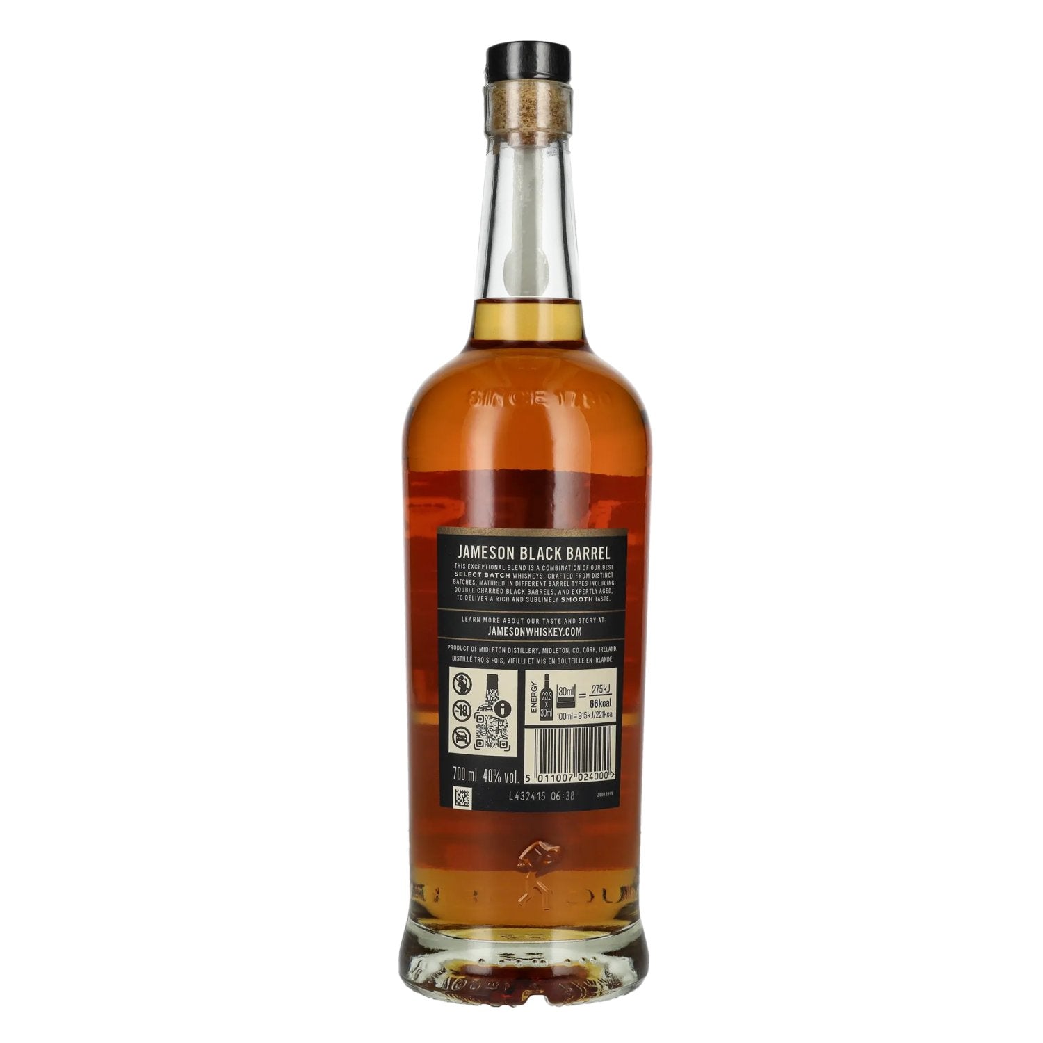 Jameson BLACK BARREL Triple Distilled Irish Whiskey 40% Vol. 0,7l