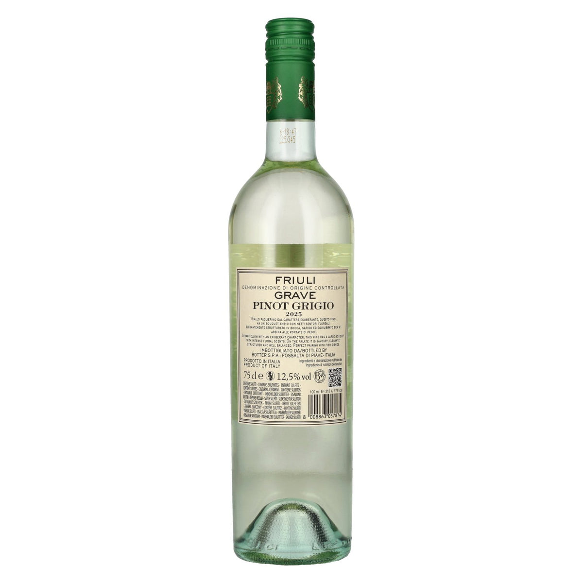 Doppio Passo Pinot Grigio Friuli Grave 2025 12,5% vol. 0,75 l