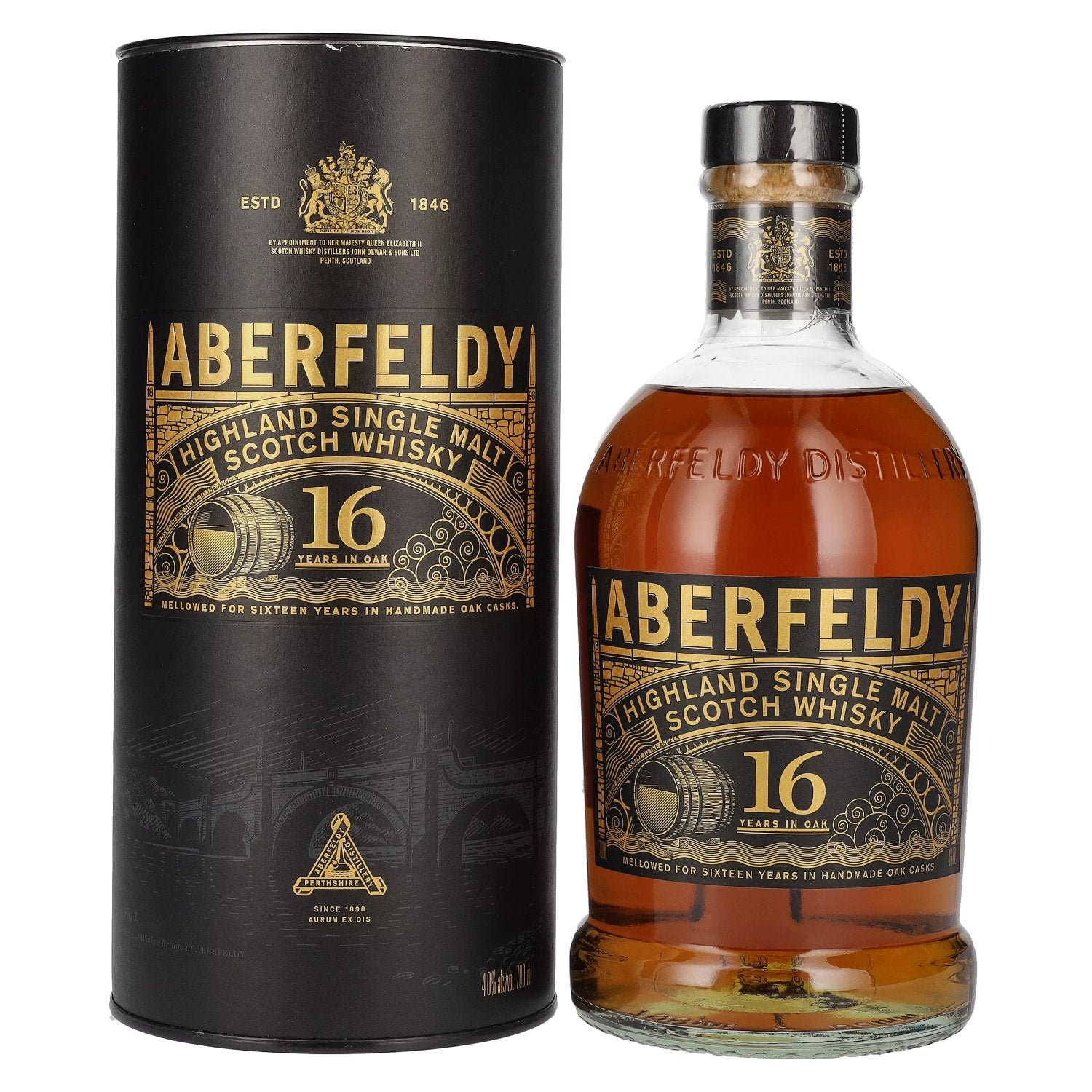 Aberfeldy 16 Years Old Highland Single Malt 40% Vol. 0,7l in geschenkverpakking