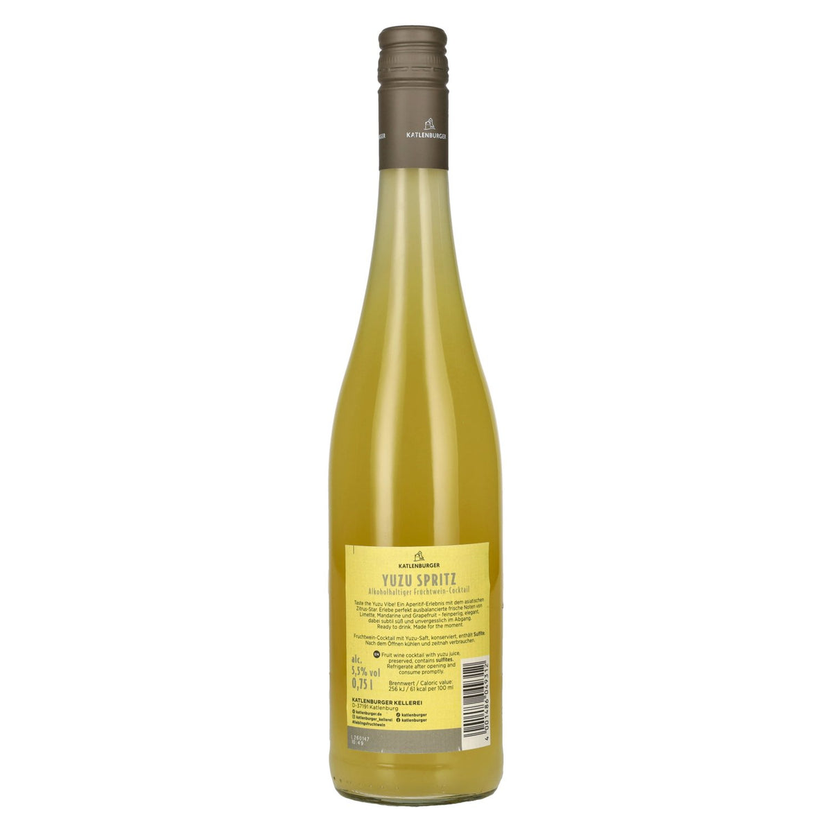 Katlenburger Yuzu Spritz 5,5 % vol. 0,75 l
