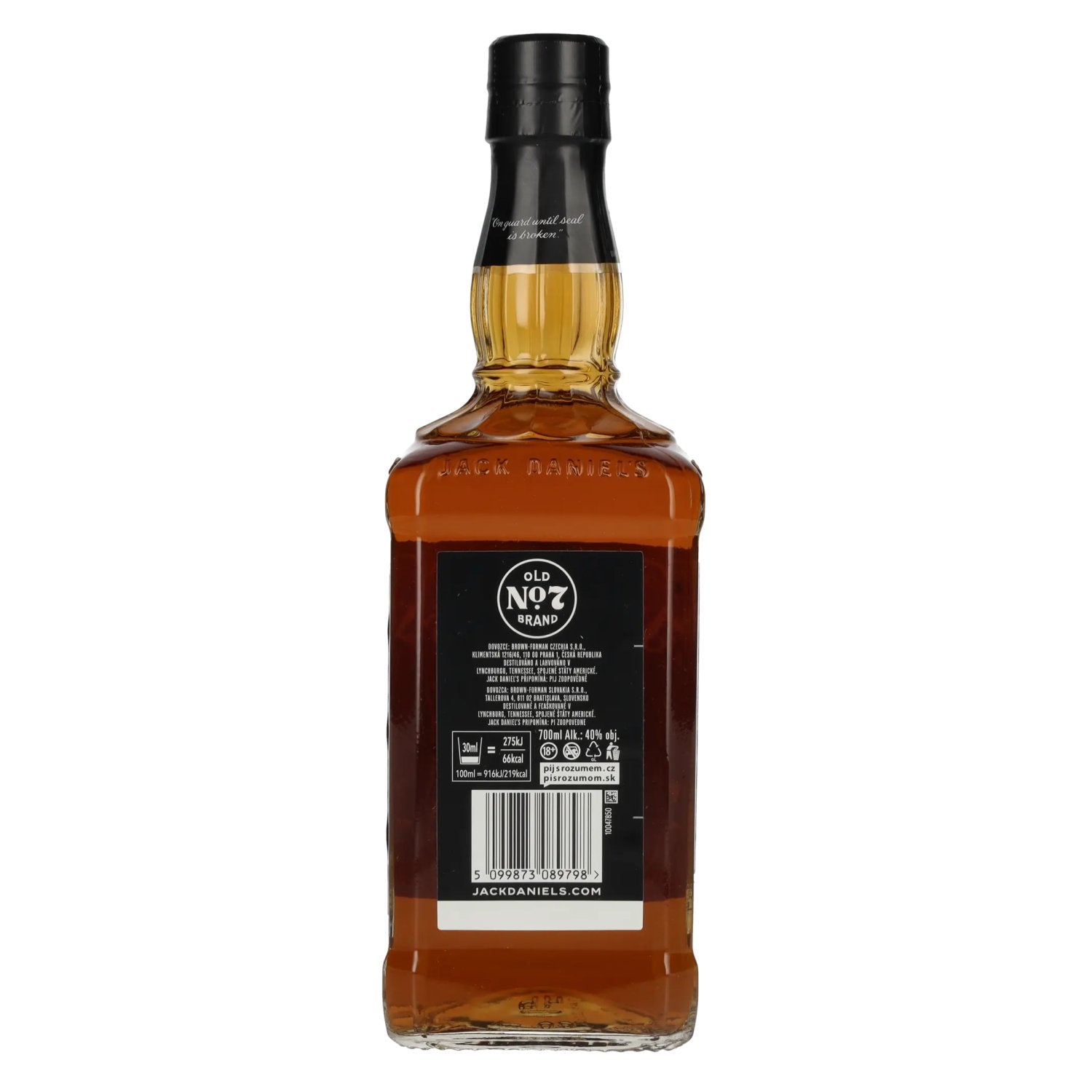 Jack Daniel's Tennessee Whiskey 40% Vol. 0,7l