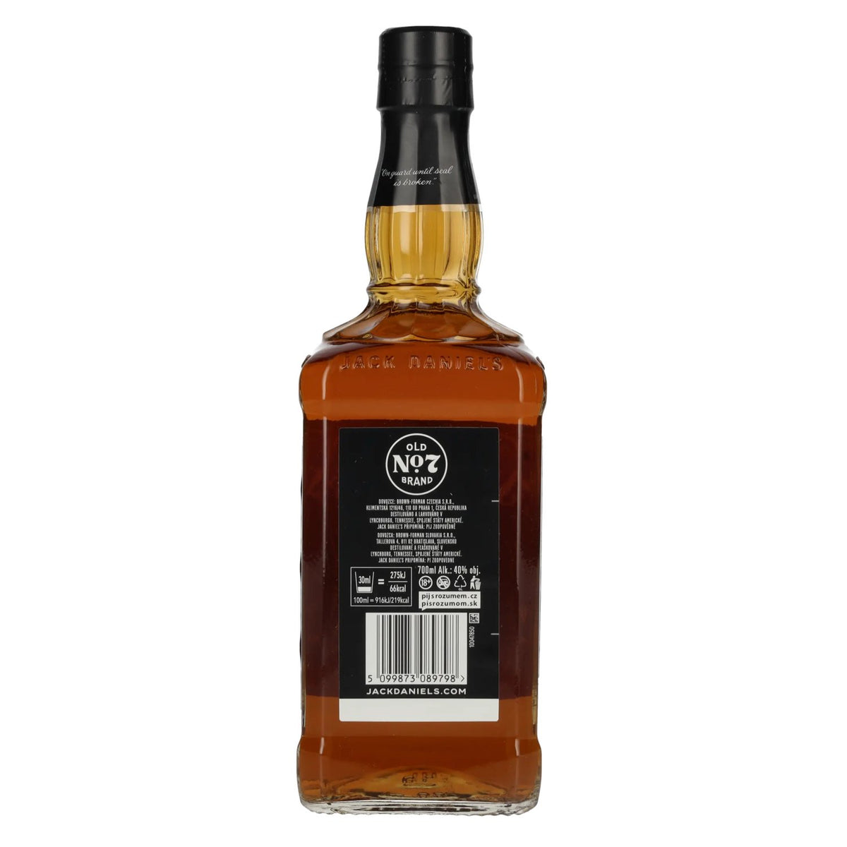 Jack Daniel's Tennessee Whiskey 40% vol. 0,7 l