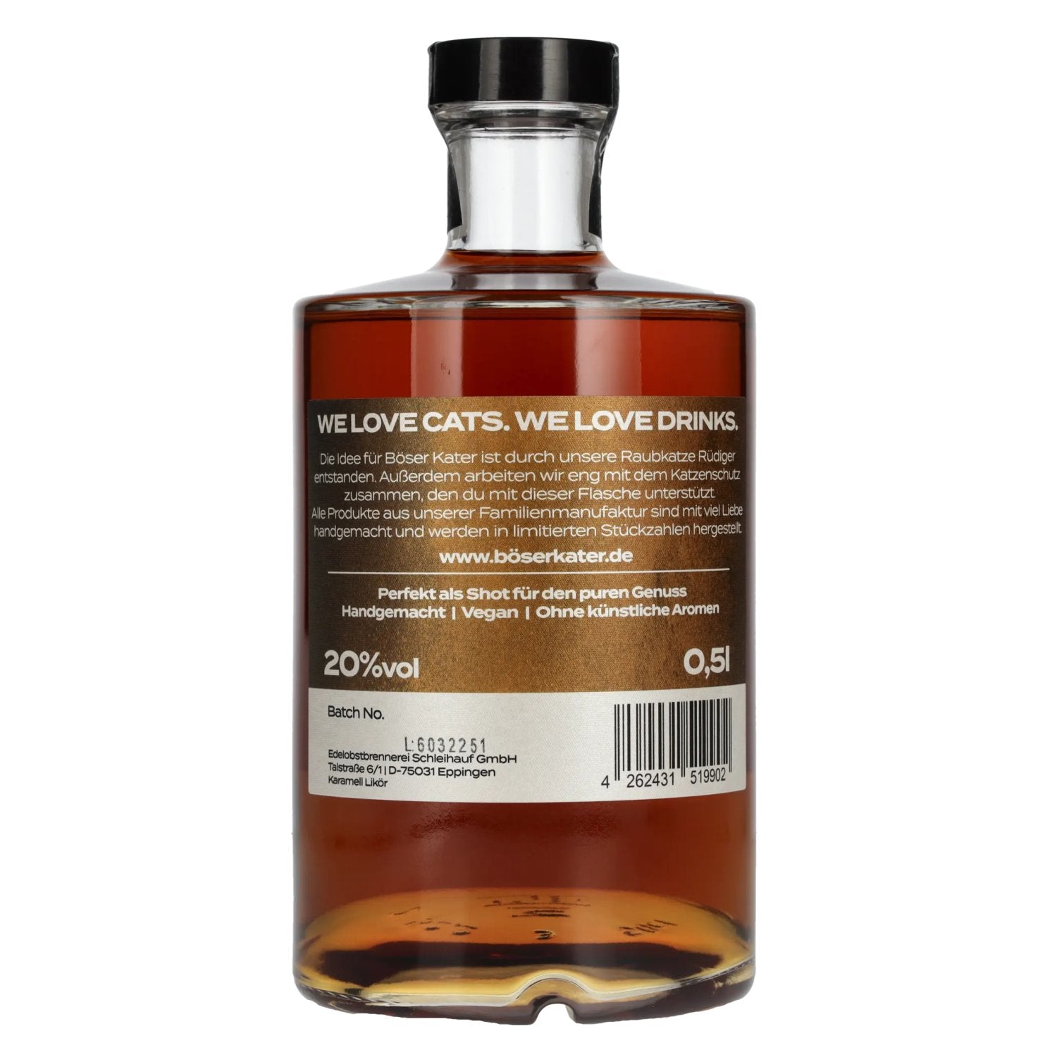 Böser Kater Caramel Toffee Liqueur 20% Vol. 0,5l