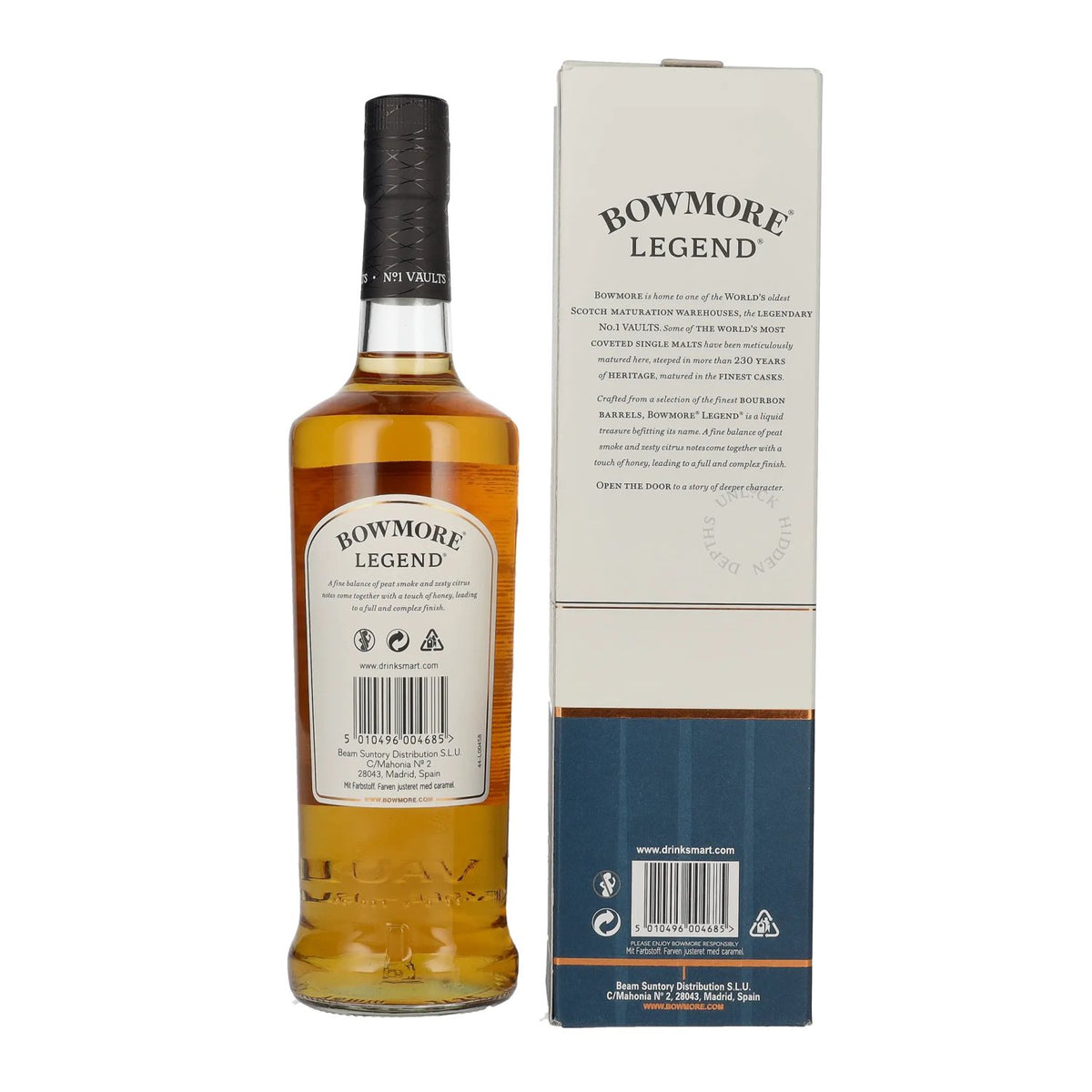 Bowmore LEGEND Islay Single Malt 40% vol. 0.7 l in a gift box