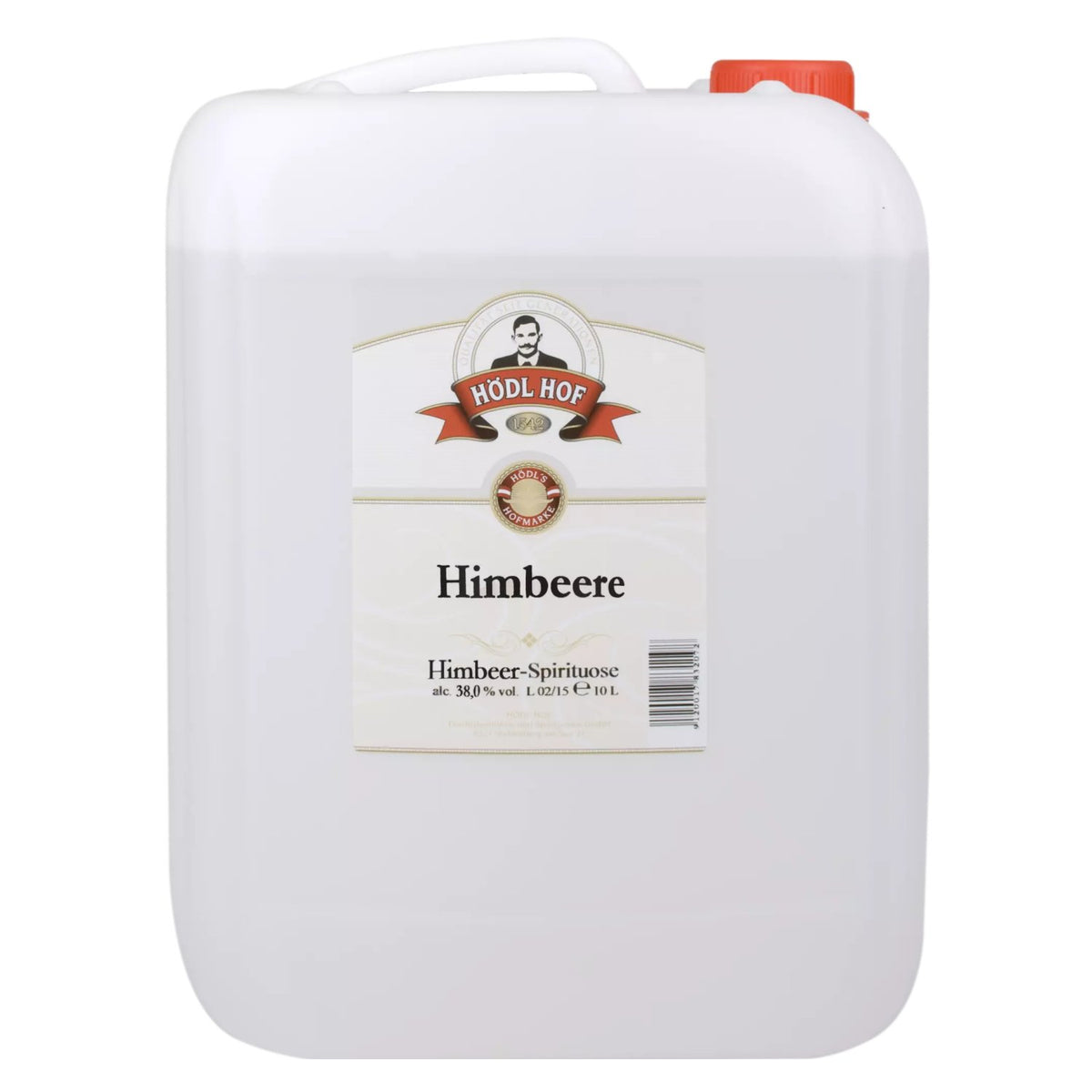 Hödl Hof Original FRAMBOZENlikeur 38% vol. 10 l
