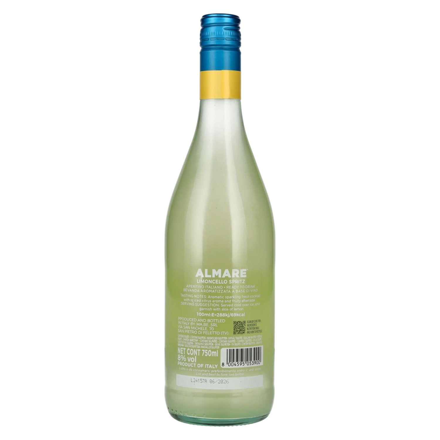 Almare Spritz Limoncello Aperitivo 8% Vol. 0,75l