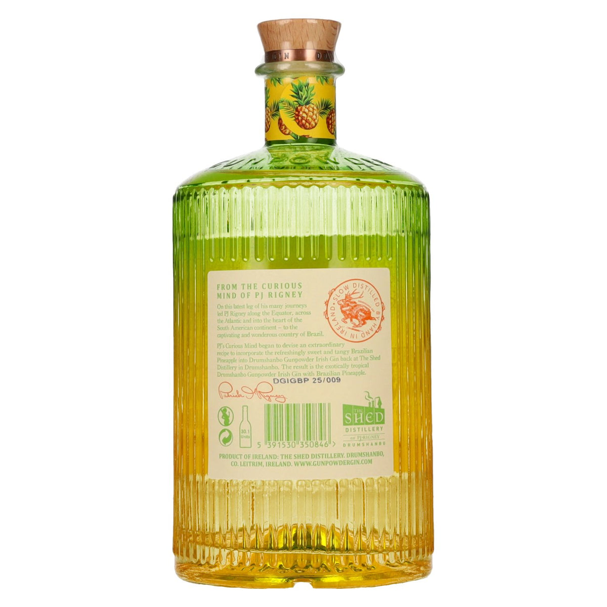 Drumshanbo Gunpowder Irish Gin with Brazilian Pineapple 43% ABV 0.7l