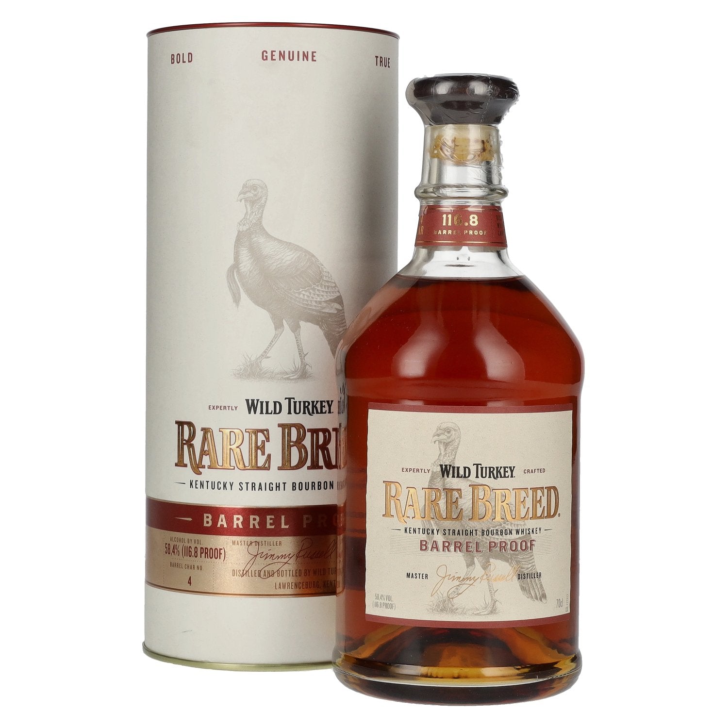 Wild Turkey RARE BREED Kentucky Straight Bourbon Whiskey Barrel Proof 58,4% Vol. 0,7l in Geschenkbox