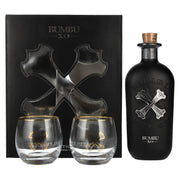 Bumbu XO Handcrafted Rum 40% ABV, 0.7 litres, in a gift box with 2 glasses