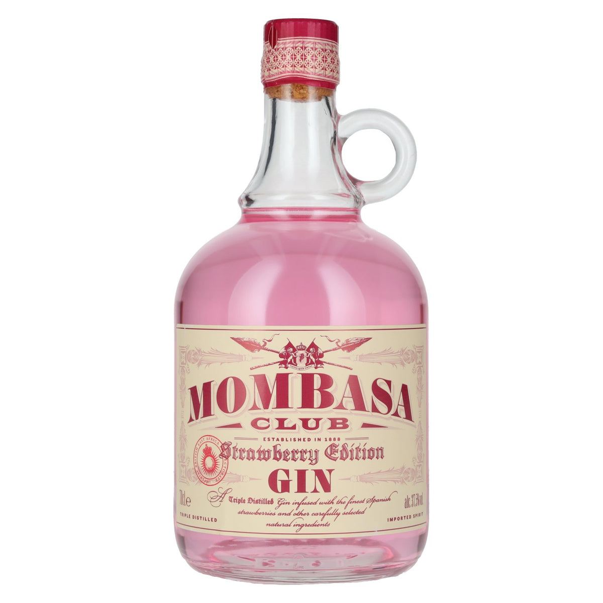 Gin Mombasa Club Strawberry Edition 37,5 % vol. 0,7 l