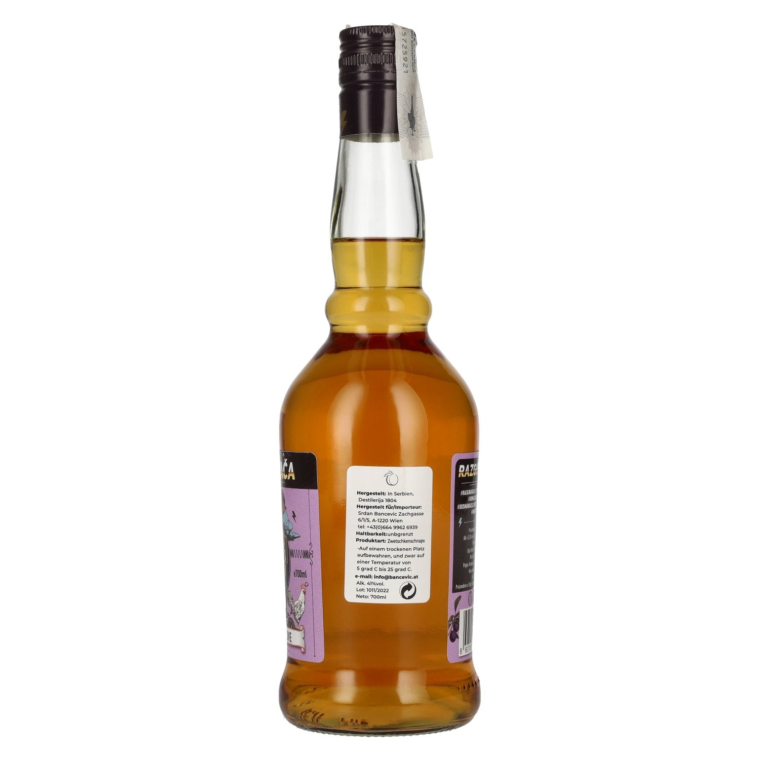 Razgibavača Rakija Od Šljive Eau de vie de prune 41% vol. 0,7l