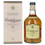 Dalwhinnie 15-Year-Old Highland Single Malt Scotch Whisky, 43% ABV, 1 litre, in a gift box