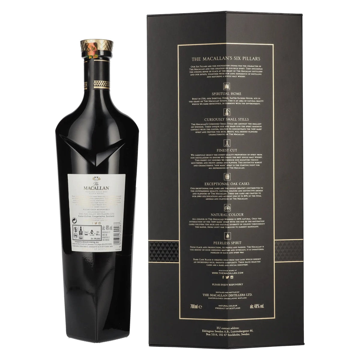 The Macallan Rare Cask Black 48% vol. 0,7 l in geschenkverpakking