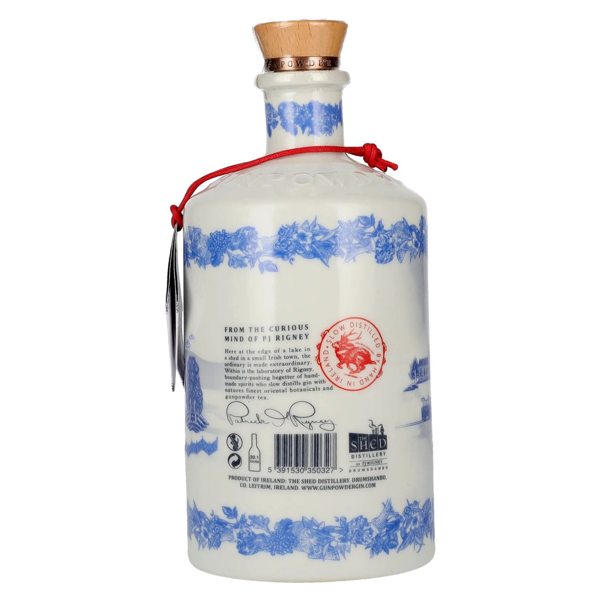 Drumshanbo Gunpowder Irish Gin 43% ABV 0.7l Ceramic Bottle