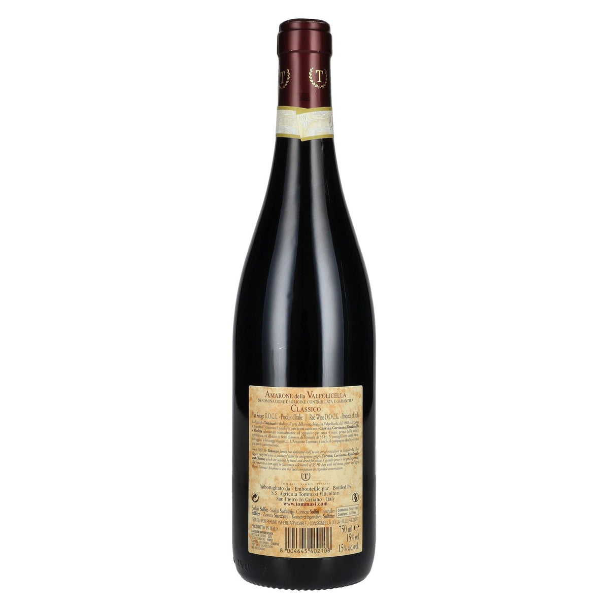 Tommasi Amarone della Valpolicella Classico DOCG 2022 15% ABV 0.75 l