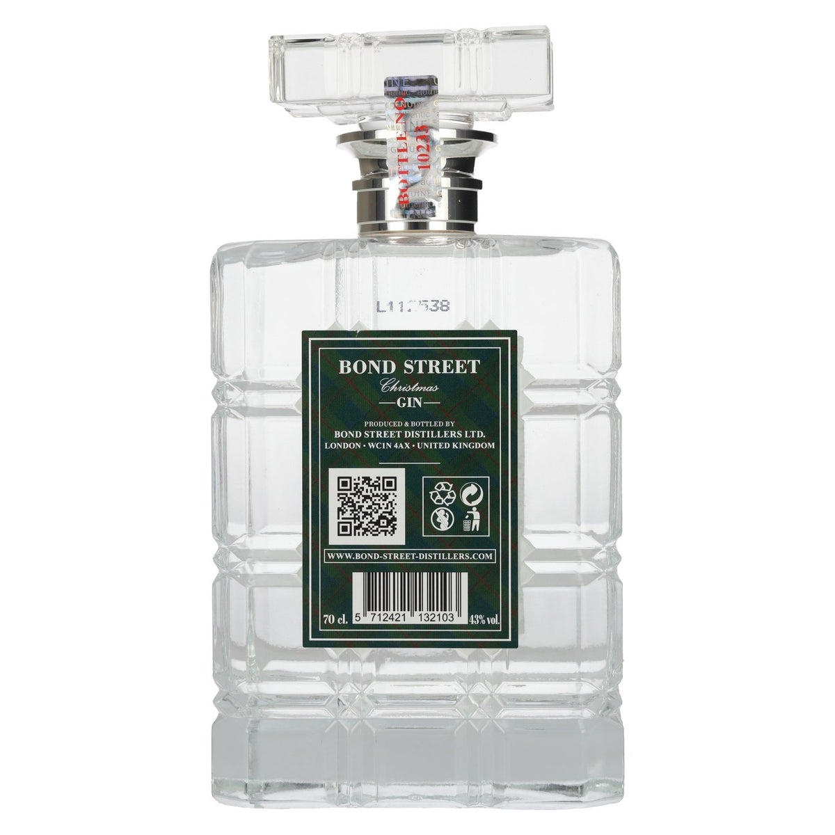 Bond Street Christmas Gin 43 % vol. 0,7 l