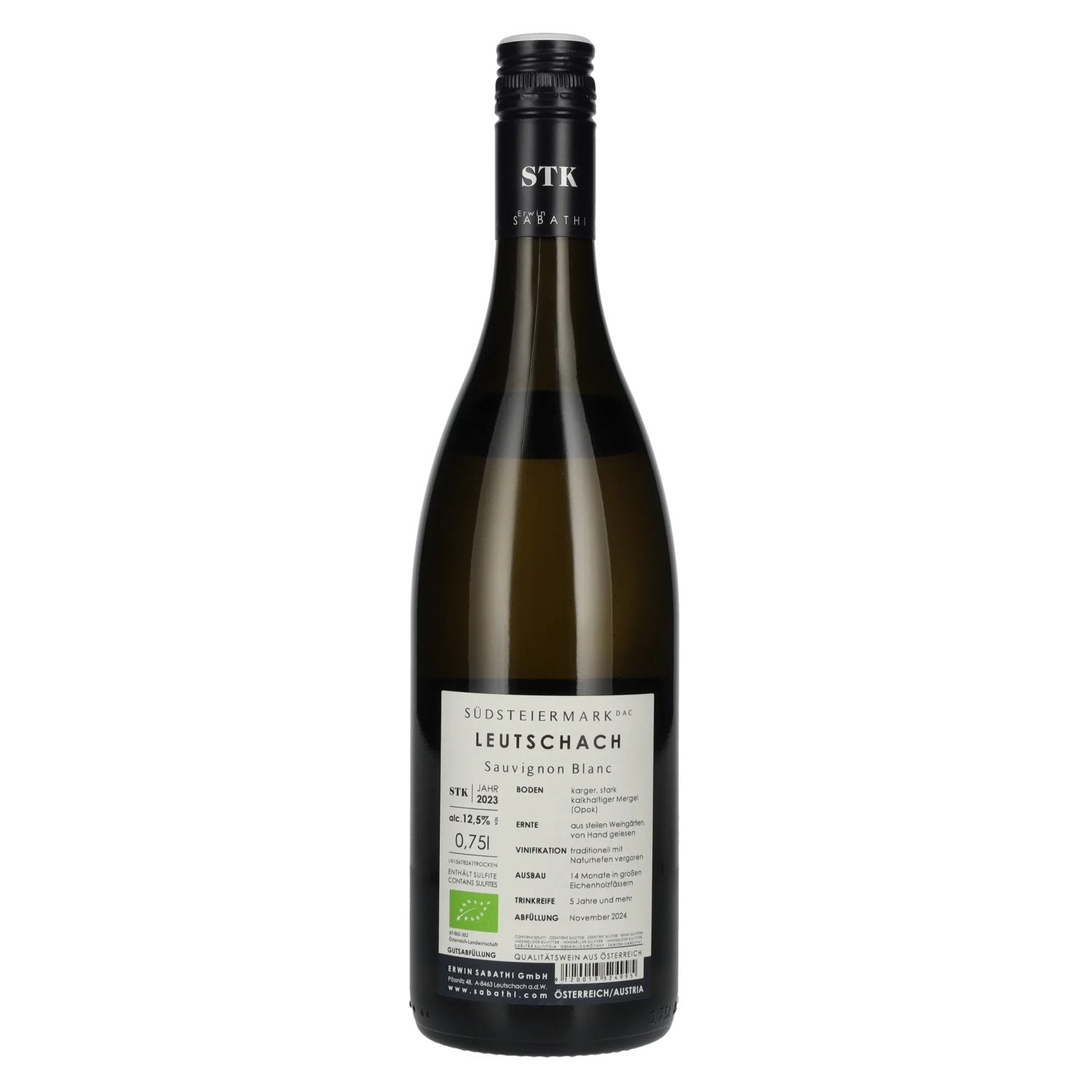 Erwin Sabathi Sauvignon Blanc Leutschach Südsteiermark DAC 2023 12,5% Vol. 0,75l