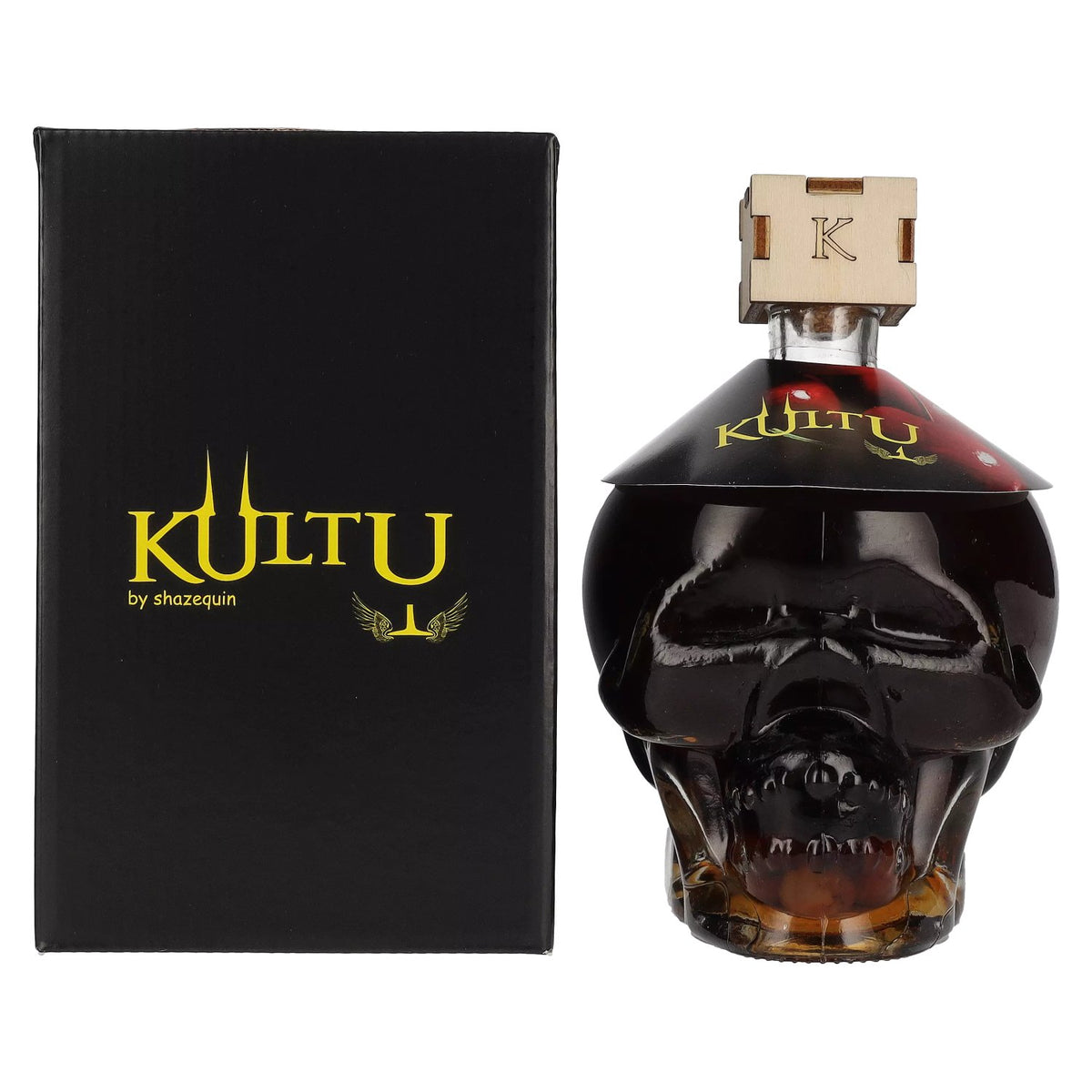 Kultu Ginja Cherry Liquor 18% vol. 0,7 l in geschenkverpakking