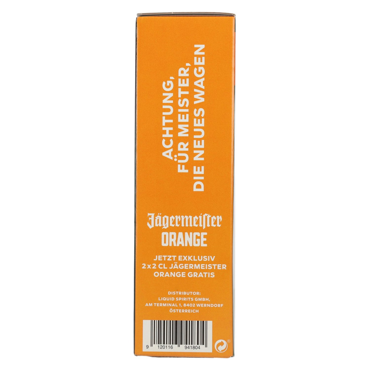 Jägermeister On Pack 34,9% vol. 0,7 l met 2 Jägermeister Orange 0,02 l