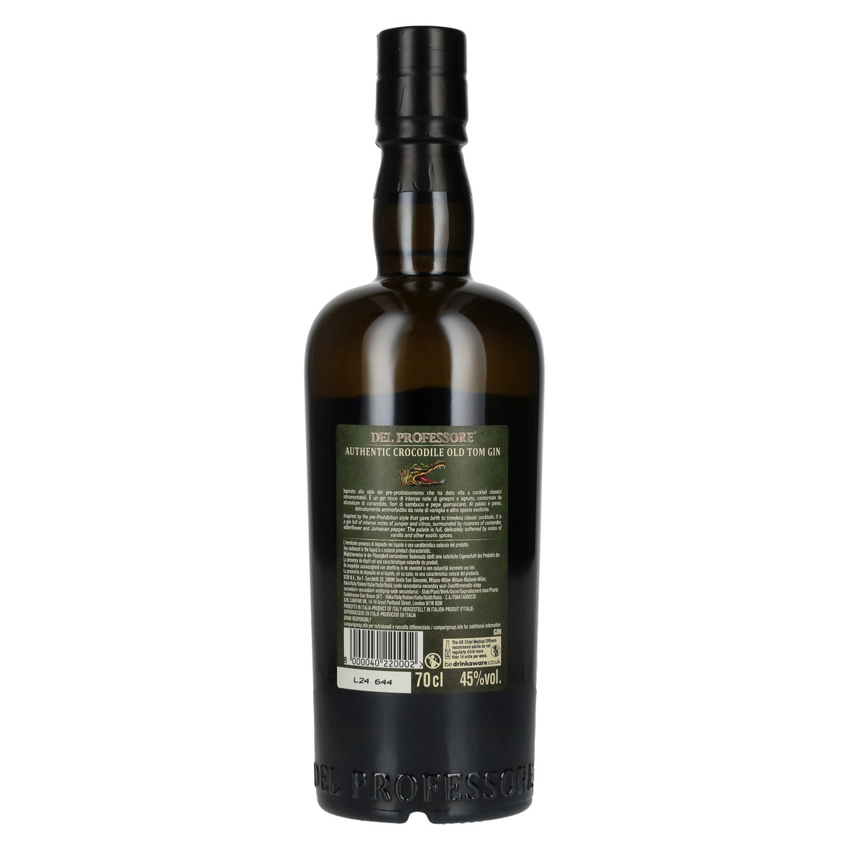Del Professore Gin CROCODILE 45 % vol. 0,7 l