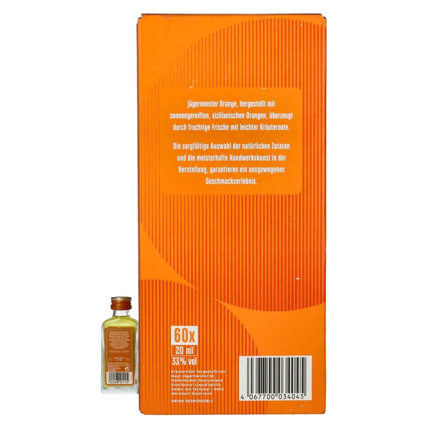 Jägermeister Orange 33% vol. 60x0,02l