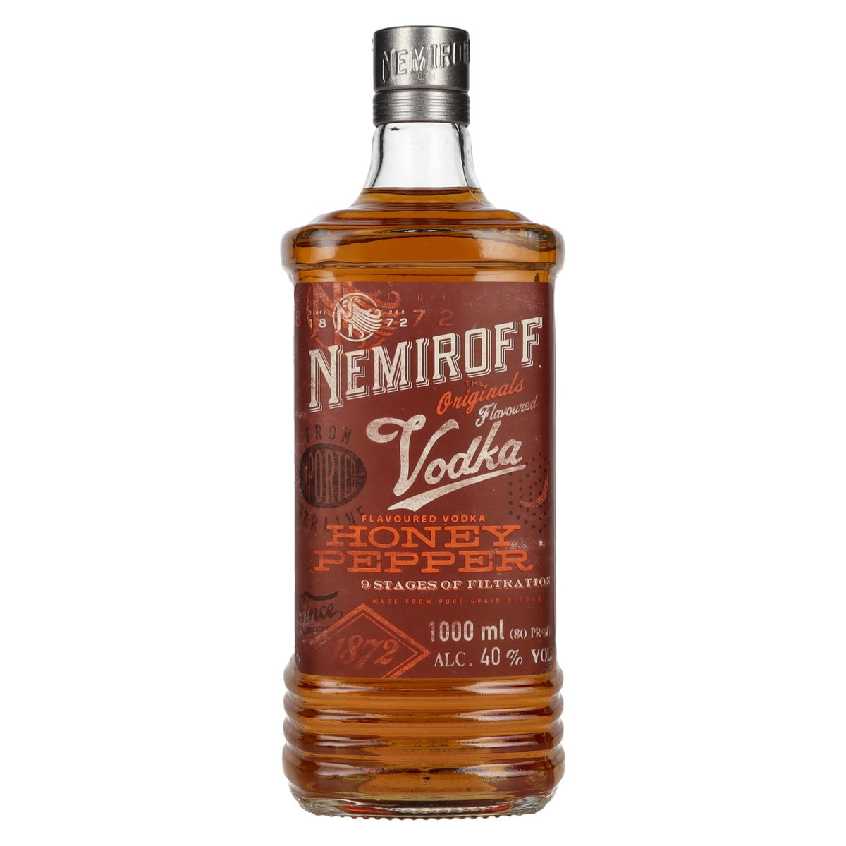 Vodka aromatisée Nemiroff HONEY PEPPER 40 % vol. 1 l