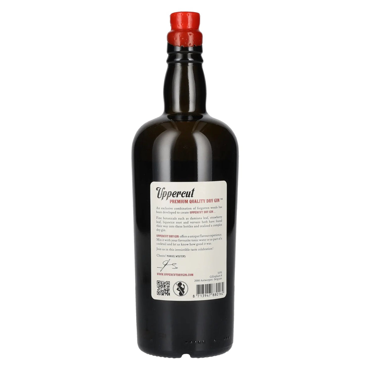 Uppercut Dry Gin 49.6% ABV 0.7l