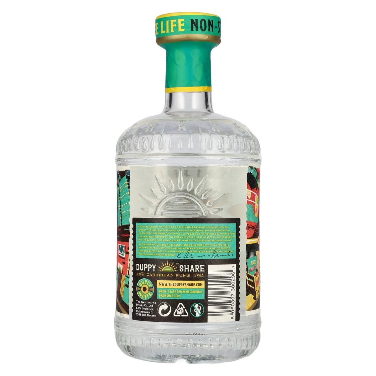 Rhum jamaïcain Duppy Share White, 40 % vol., 0,7 l