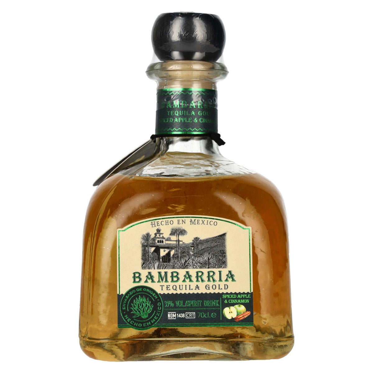 Bambarria Tequila Gold SPICED APPLE &amp; CINNAMON 35 % vol. 0,7 l