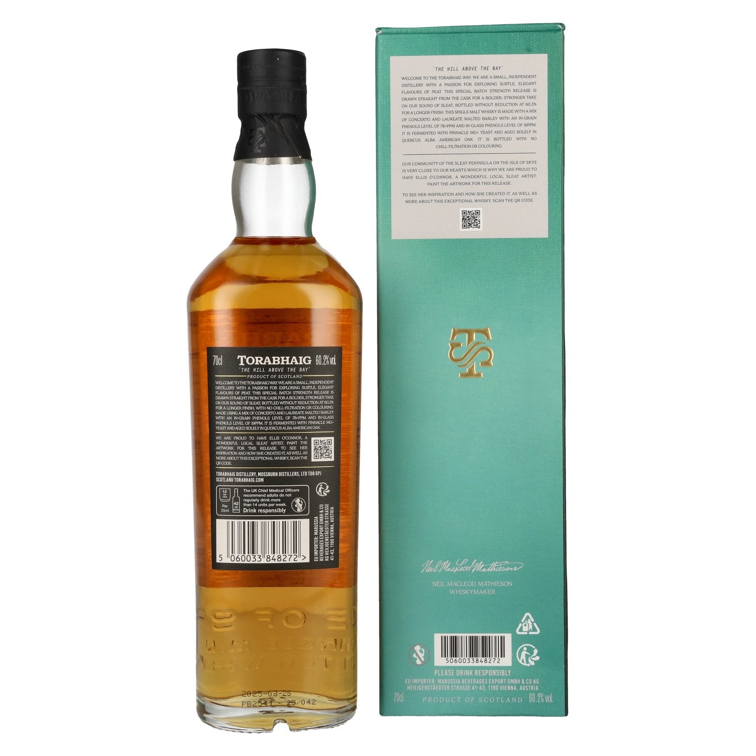 Torabhaig SOUND OF SLEAT The Legacy Series Batch Strength Single Malt 60,2% Vol. 0,7l in geschenkverpakking
