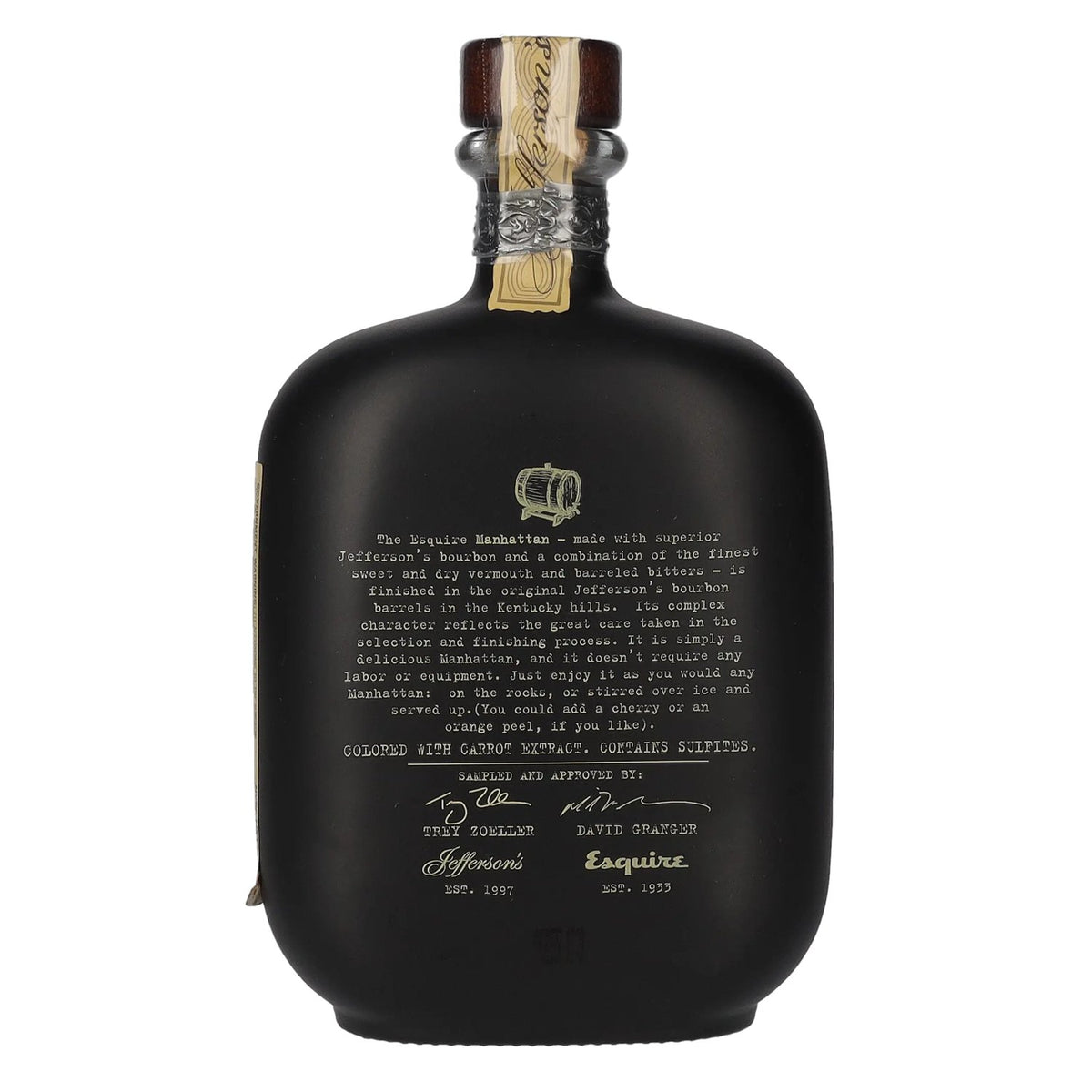 Jefferson's Crafted MANHATTEN Barrel-Finished Cocktail 34% vol. 0.75 l