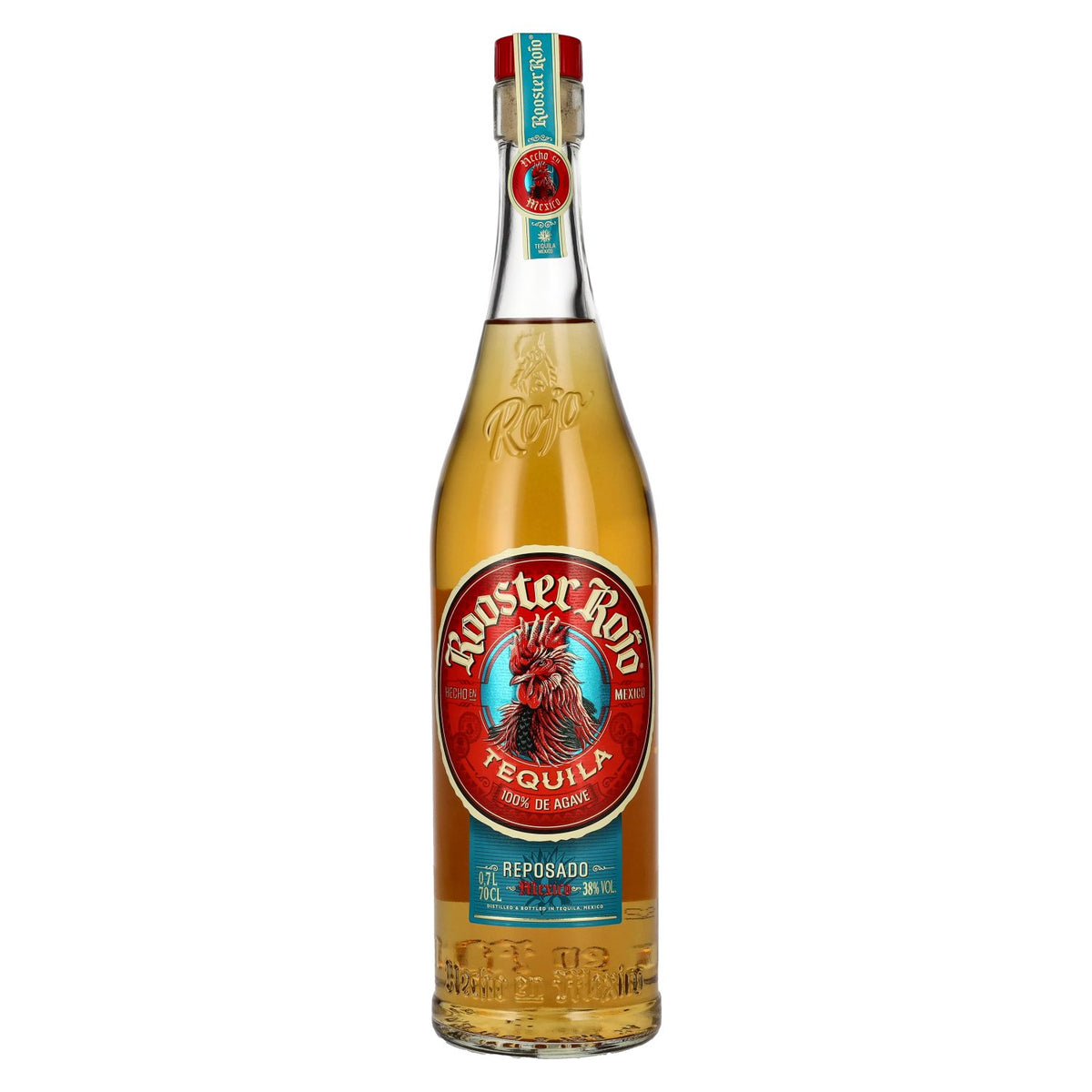 Tequila Rooster Rojo REPOSADO 100 % d'agave, 38 % vol., 0,7 l