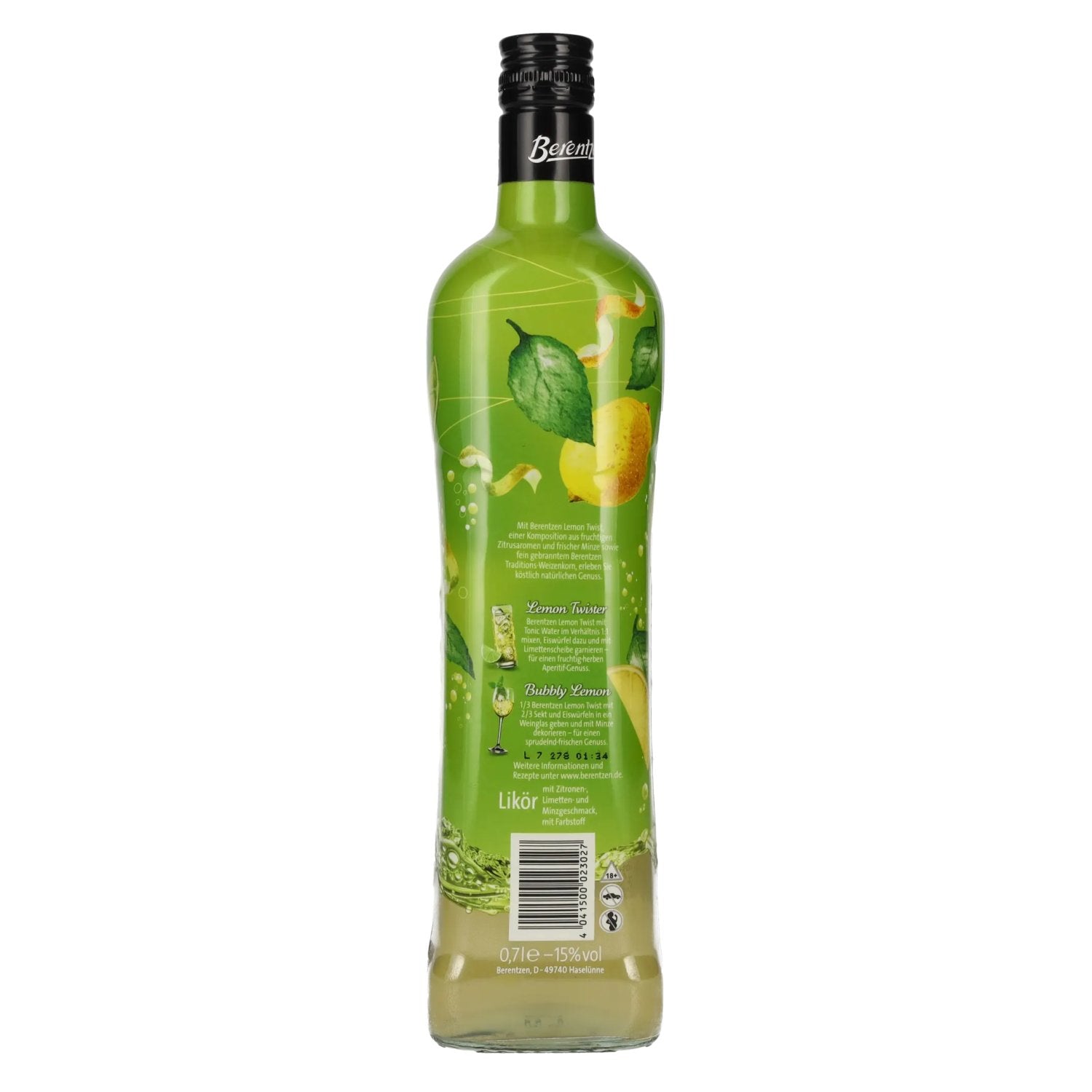 Berentzen Lemon Twist Likör 15% Vol. 0,7l