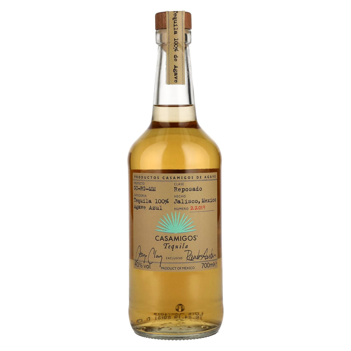 Casamigos Tequila Reposado 100% Agave Azul 40% vol. 0,7 l