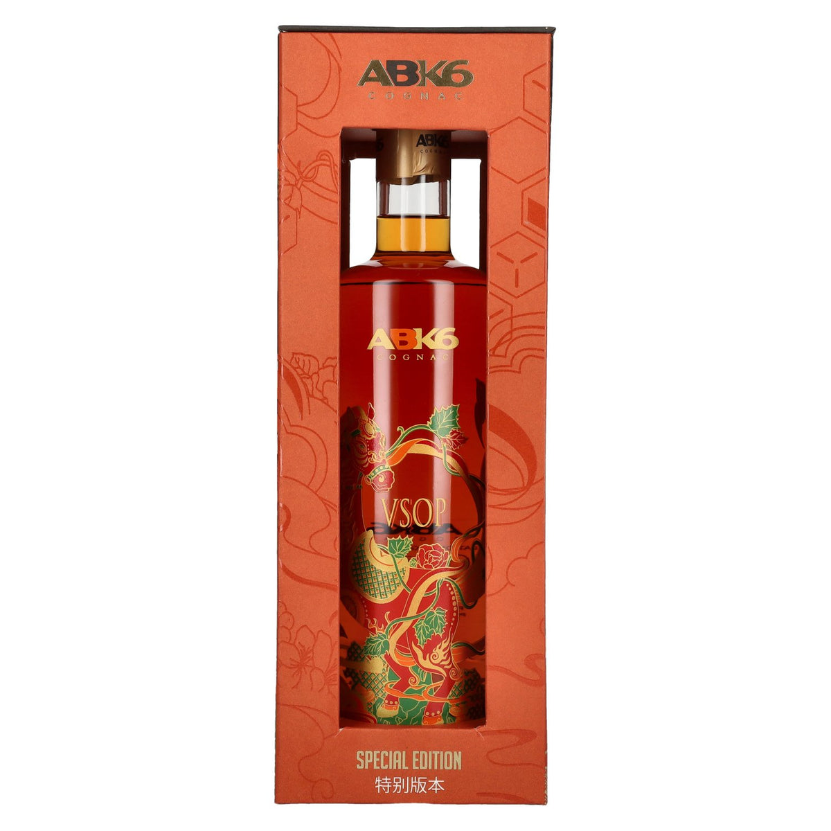 ABK6 VSOP Cognac Chinese Horse Edition 40% vol. 0,7 l in geschenkverpakking