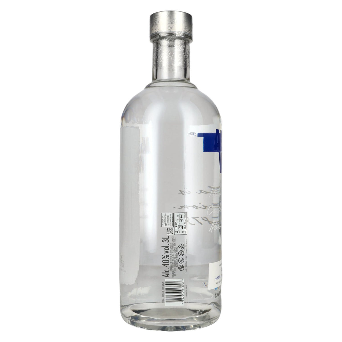 Absolut Vodka 40% ABV 3 litres