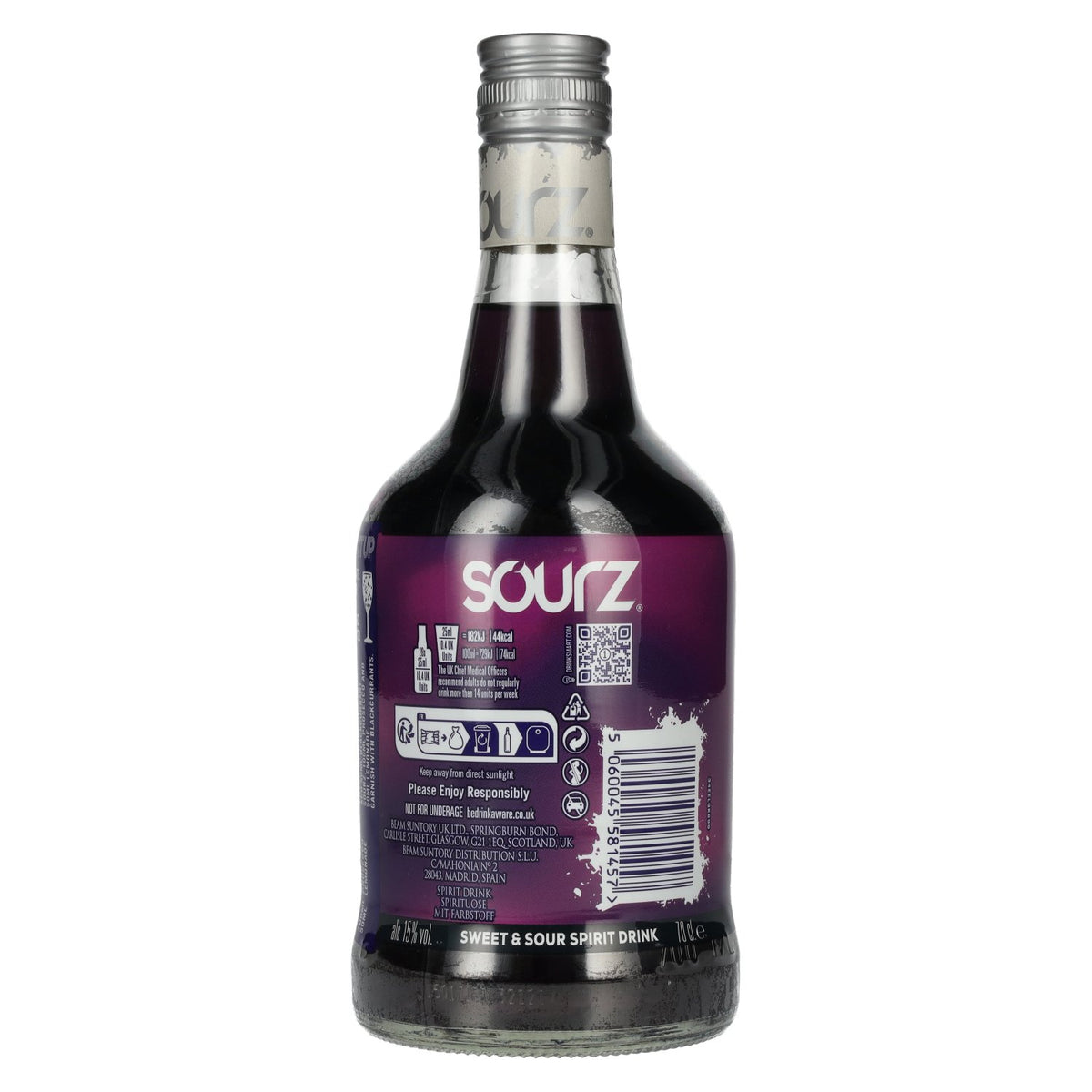 Sourz BLACKCURRANT 15% ABV 0.7l