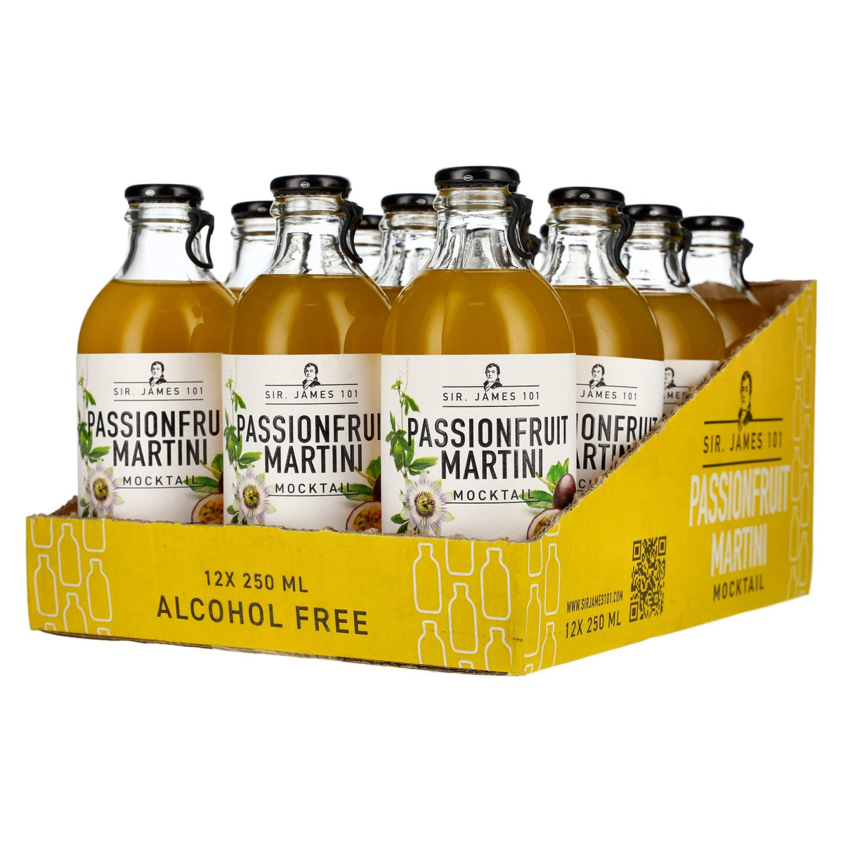 Sir. James 101 PASSIONFRUIT MARTINI alcoholvrije mocktail 12x0,25 l