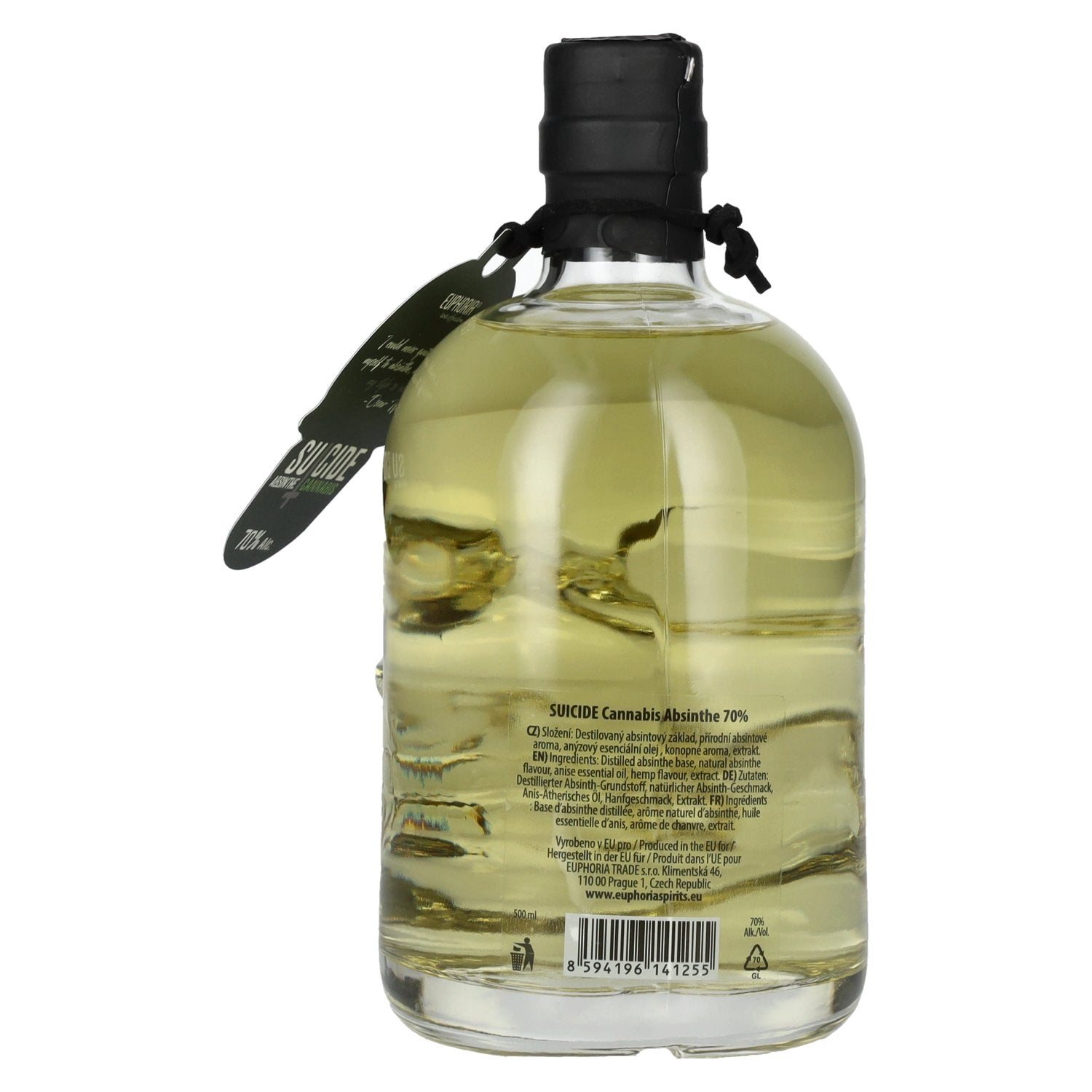 EUPHORIA Suicide Cannabis Absinthe 70% Vol. 0,5l