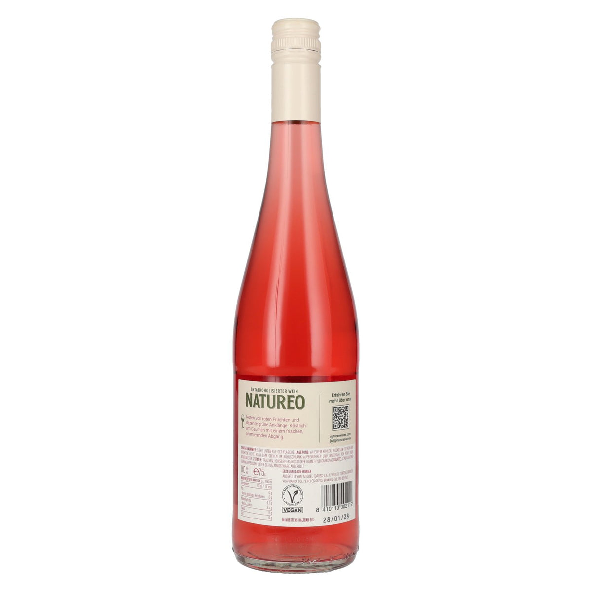 Torres Natureo Garnacha Tinta sans alcool 2025 0,75 l