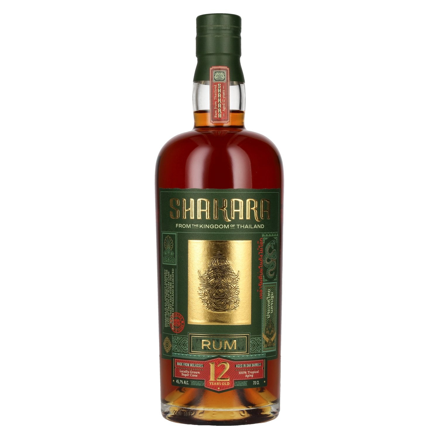 SHAKARA 12 Years Old Thailand Rum 45,7% Vol. 0,7l