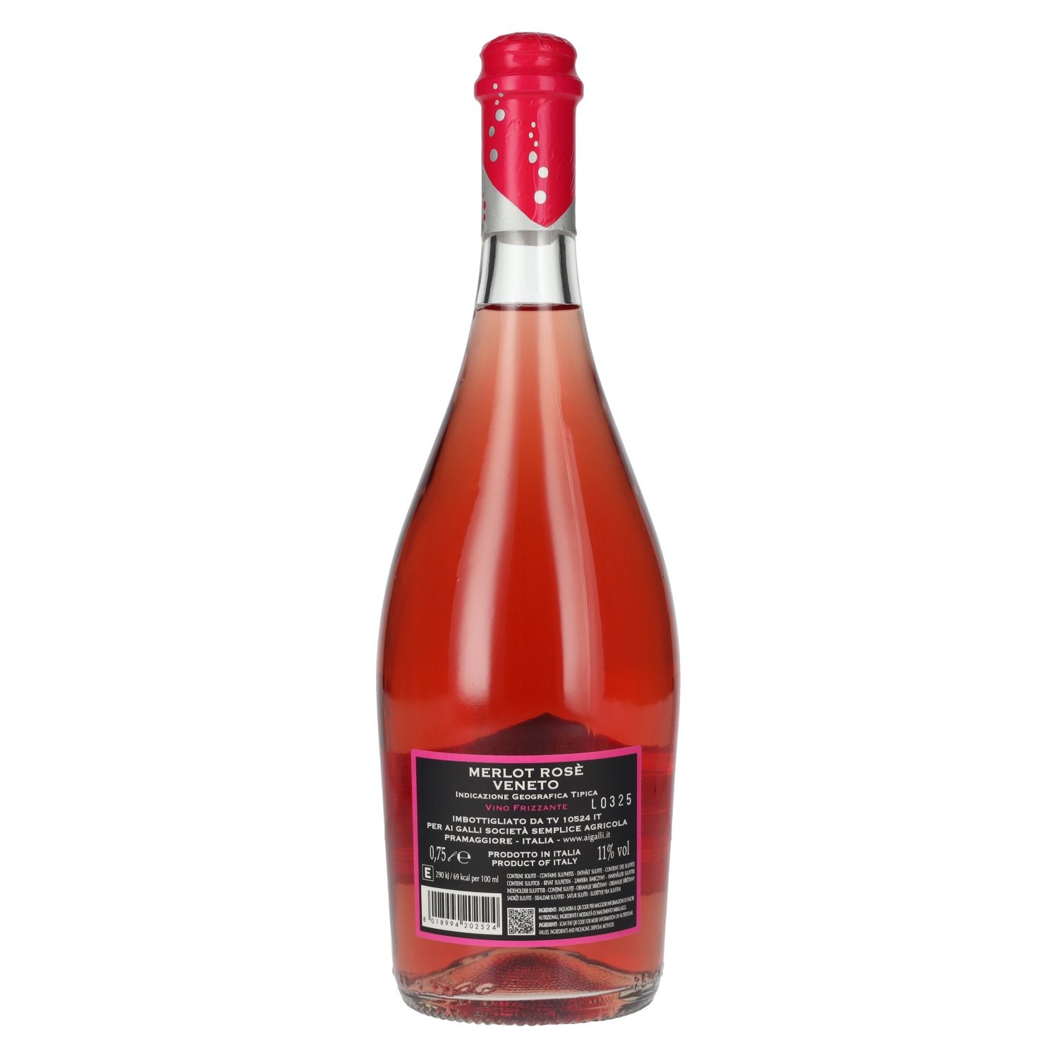 AI GALLI Merlot Rosé Frizzante IGT 11% vol. 0,75l