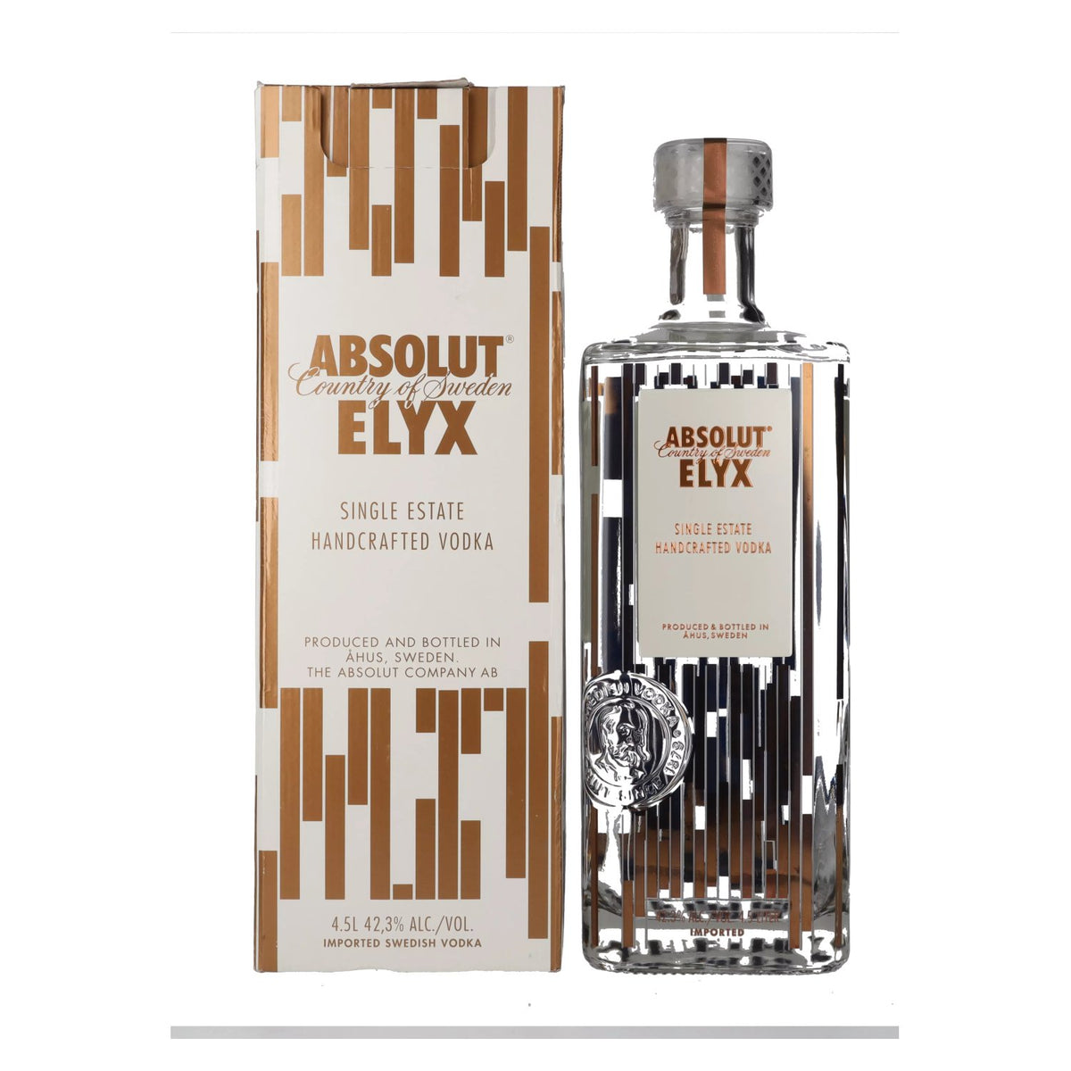 Absolut Vodka ELYX 42,3% Vol. 4,5l in geschenkverpakking