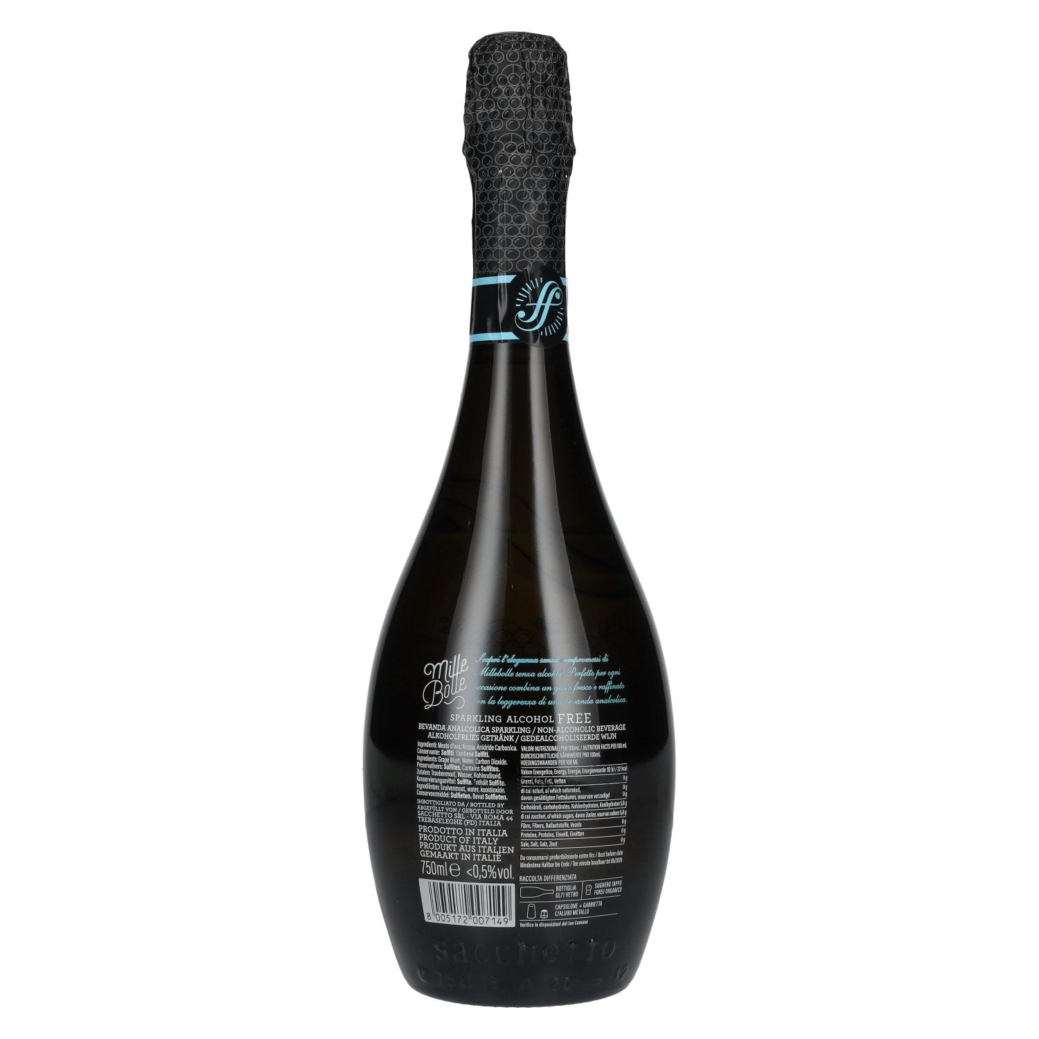 Sacchetto Miller Sparkling Alcoholvrij 0.75l