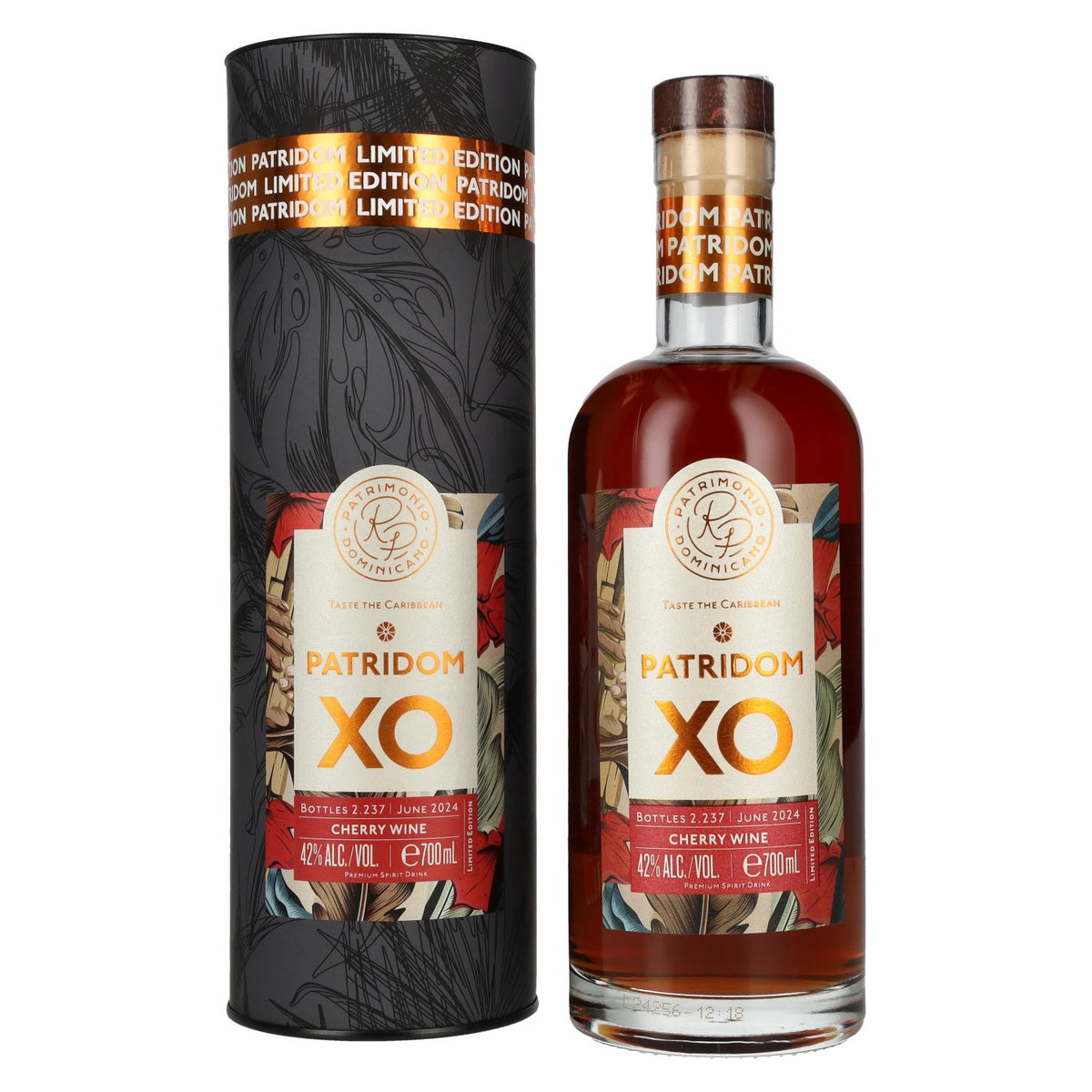 Patridom XO Cherry Wine Cask Finish 42% vol. 0,7 l in geschenkverpakking
