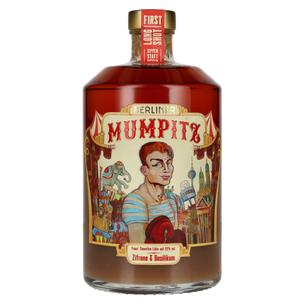 Berliner Mumpitz Citroen &amp; Basilicum 22% vol. 0,7 l