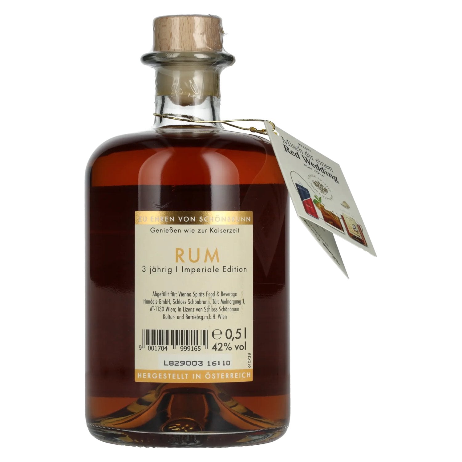 Schönbrunn Vienna Maria Theresia Rhum 42% vol. 0,5l