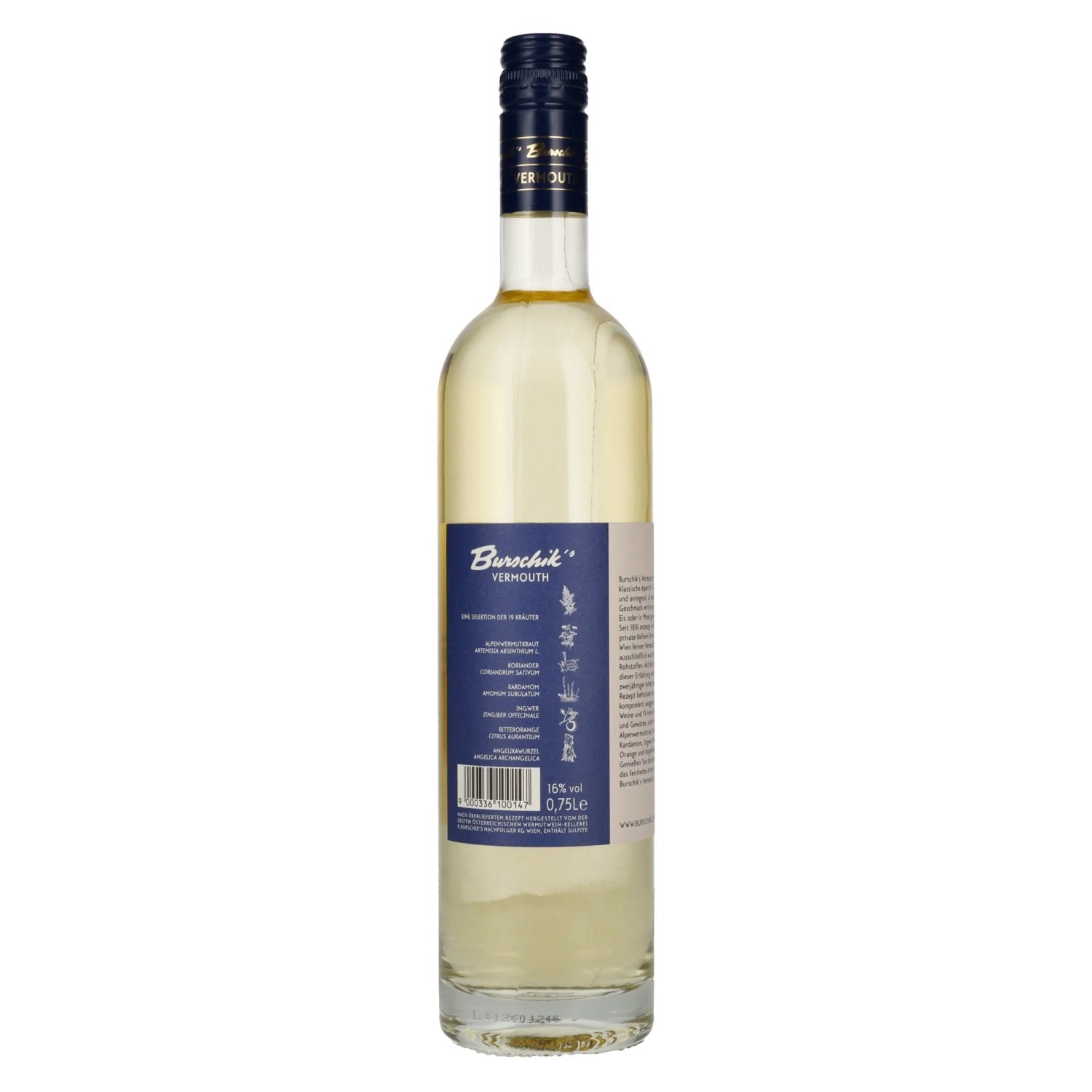 Burschik's Vermout Klassiek 16% Vol. 0,75l
