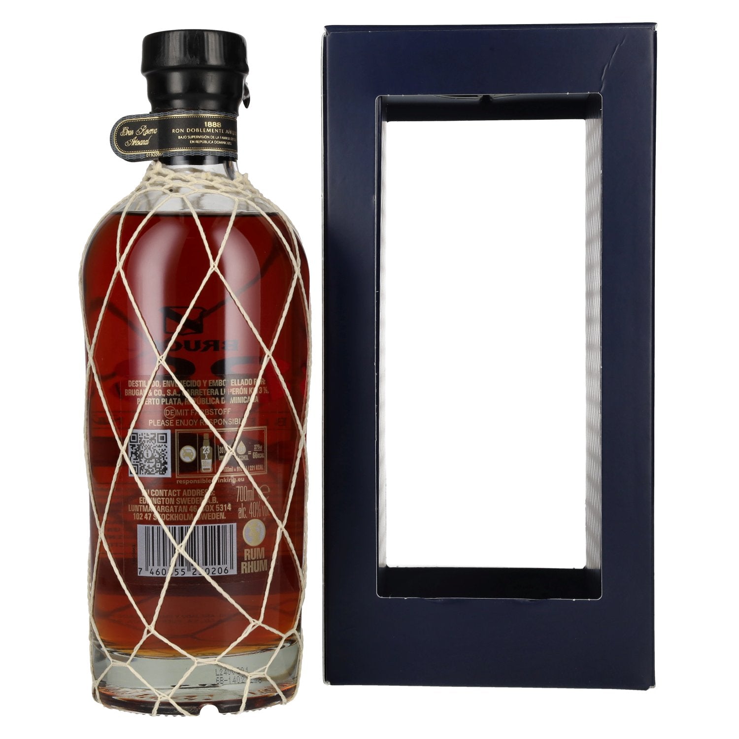 Brugal 1888 Roner Reserva Familiar Doblemente Añejado 40% Vol. 0,7l in gift box